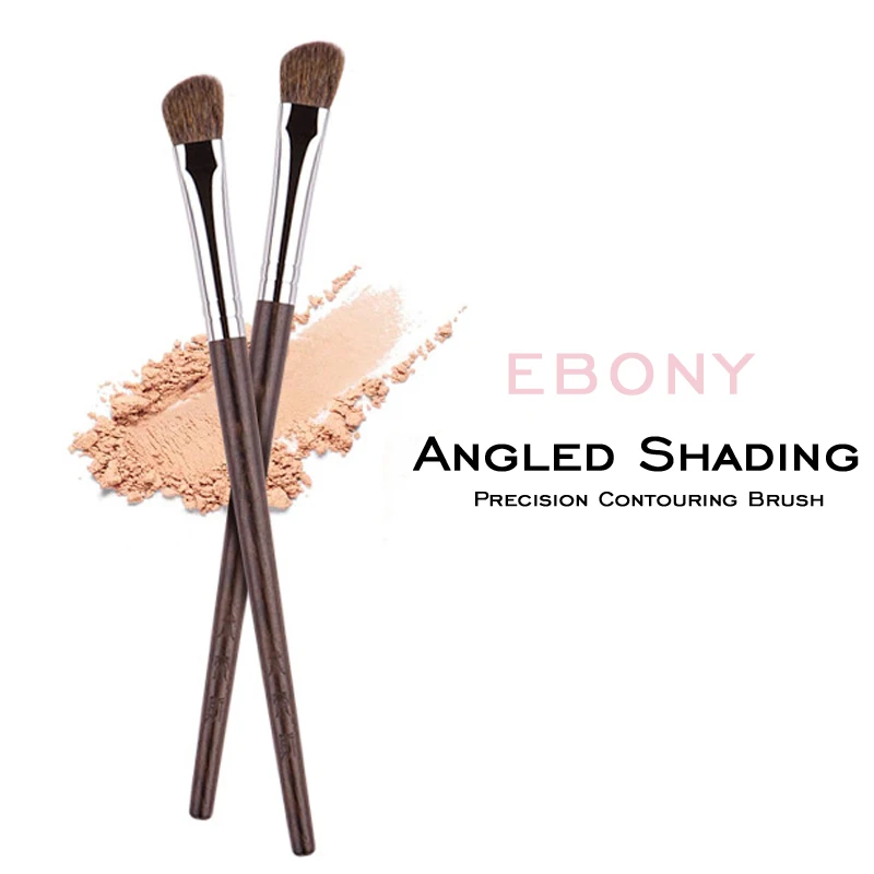 

MyDestiny Ebony-Series Angled Shading Brush - Super Soft Natural Hair Eyeshadow Nose Shading Contouring Brush