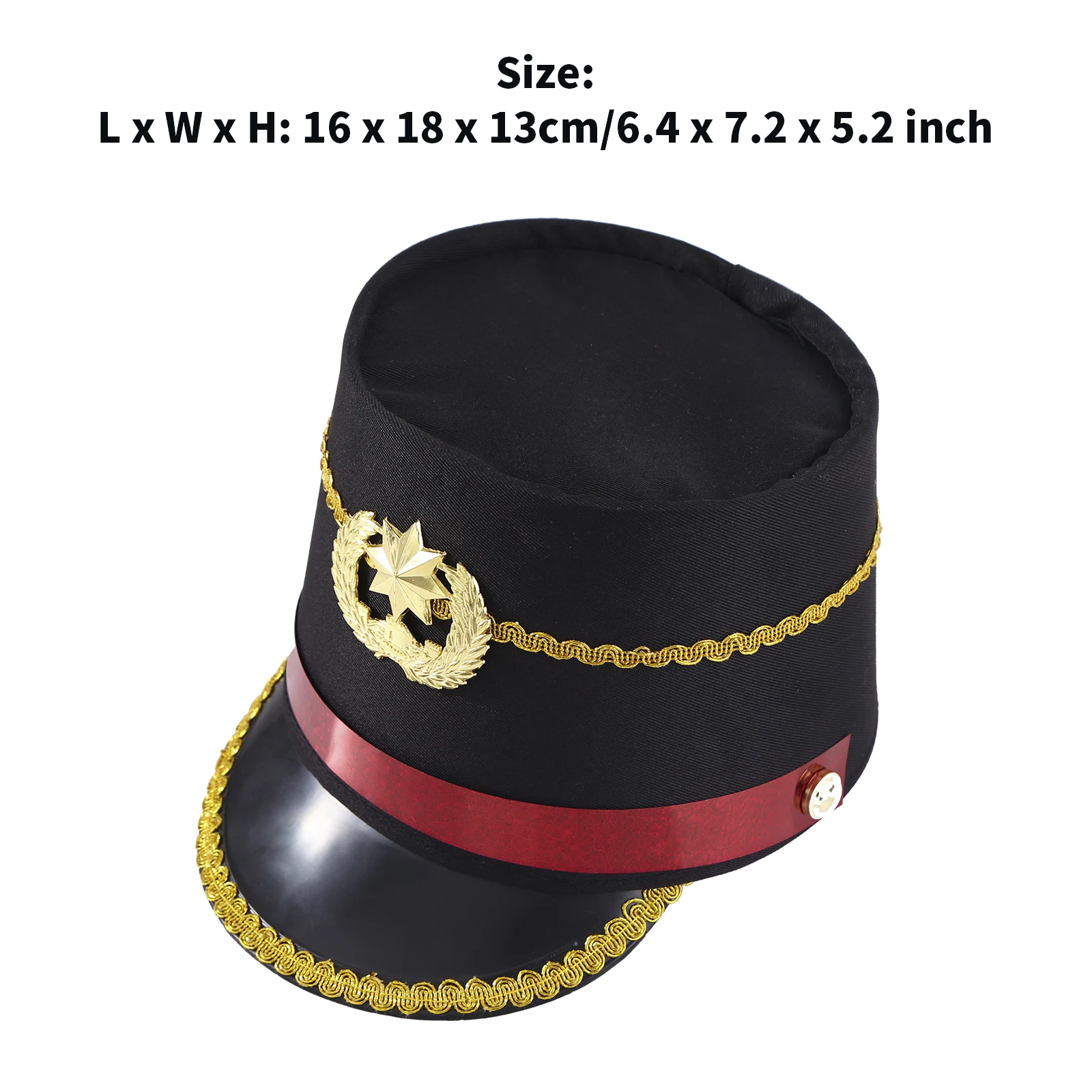 כובע שחור זהב לילדים ומבוגרים