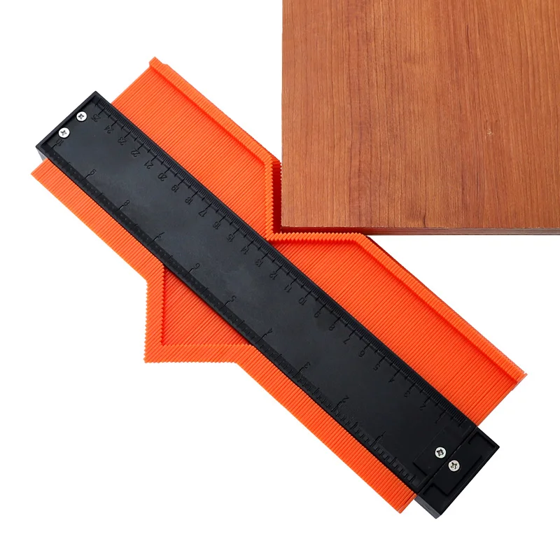 10 Inch Contour Gauge Profile Tool 30mm Depth Contour Template Shape Copy Measure Ruler for Tiling Laminate Tiles Marking Tool