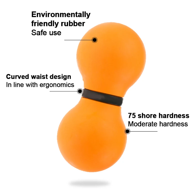 Yoga Peanut Massage ball Hyperbolic Club Ball Shoulder Neck Waist Back Fascia Muscle Relaxation Fitness Ball Foot Health Ball