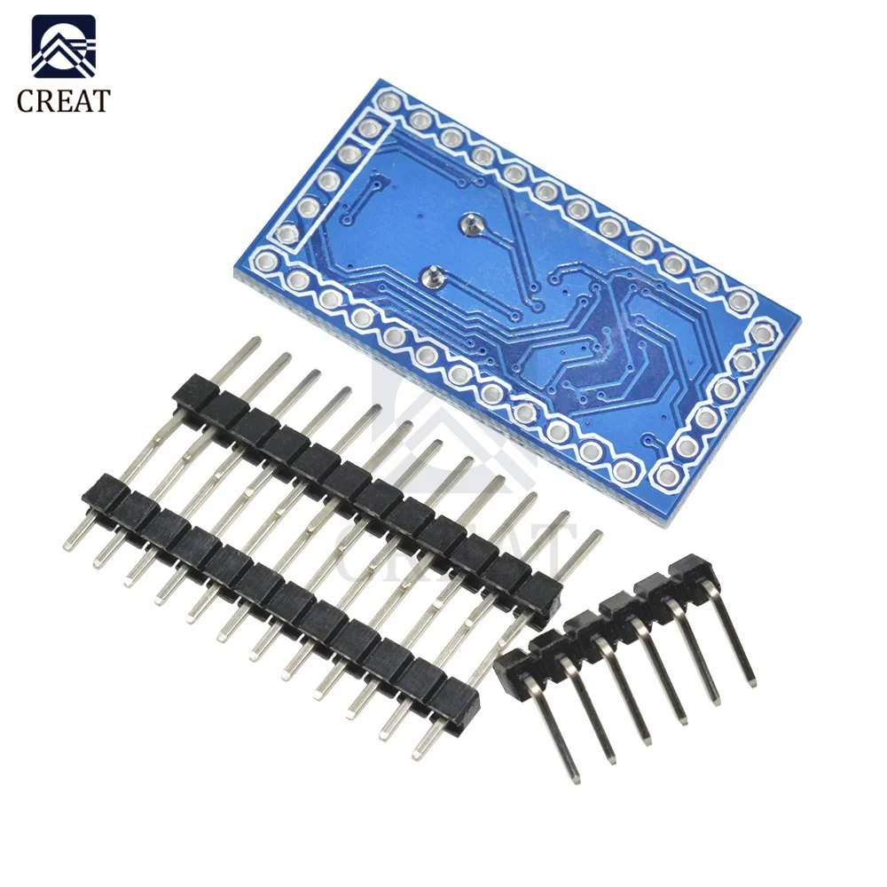 Pro Mini Atmega168 Modul Mikrokontroler 16M 5V dengan Pin Header Osilator Kristal UNTUK Arduino Nano Replace Atmega328