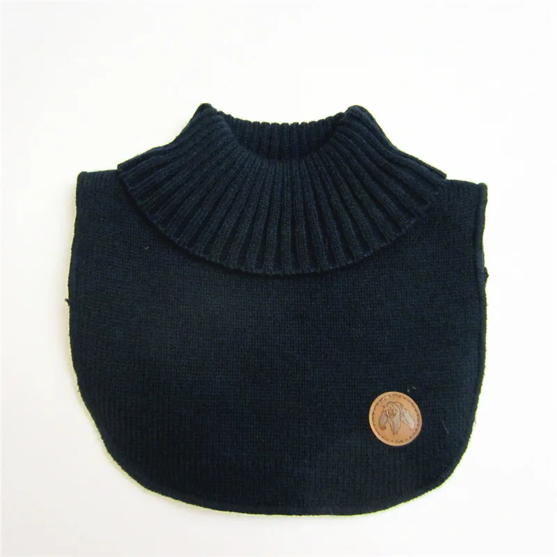 Winter Children Detachable Collars Shirt Wool Detachable Shirt Sweater Fake Collars for Under Sweaters
