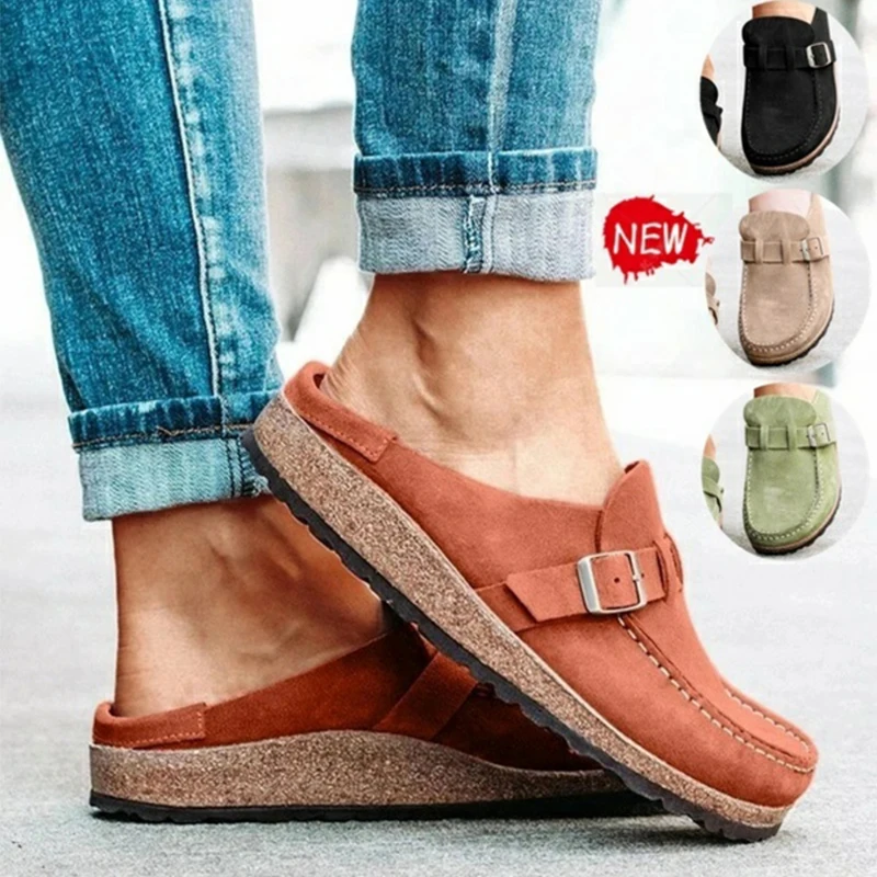 Women Loafers Retro Shoes Slip on Ladies Comfort Flats Platform Female Zapatos Mujer New Plus Size Casual Woman Summer Flat