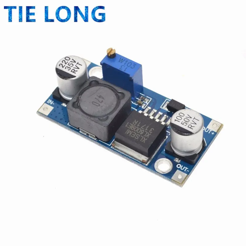 1Pcs XL6009 DC-DC Booster module Power supply module output is adjustable Super LM2577 step-up module