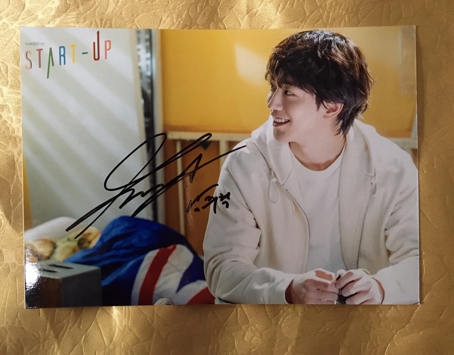 hand signed Start Up Nam Joo Hyuk Bae Suzy autographed photo 5*7 K-POP 112020A