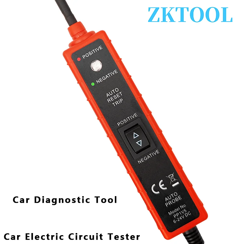 Car Circuit Tester Power Circuit Probe Detector Diagnostic Repair Tool Test Lamp Continuity/Voltage Polarity