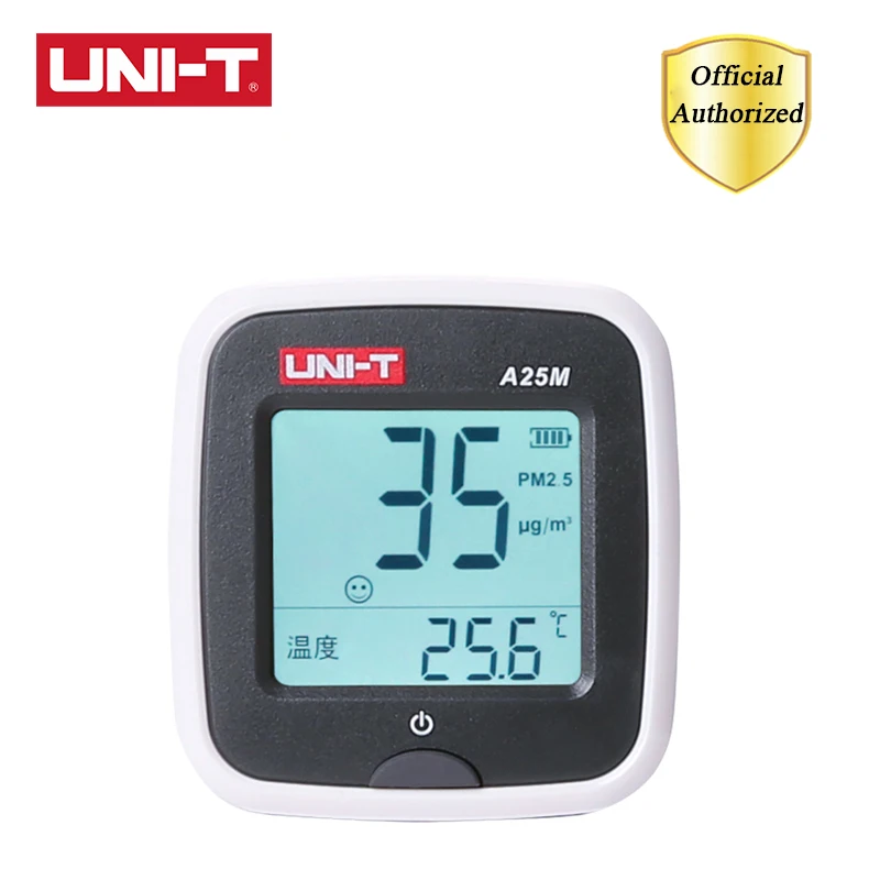 

UNI-T A25M Convenient PM2.5 Testers Air Quility Measurement 0~500ug Cubic meters Auto Range Overload Indicate Input Battery