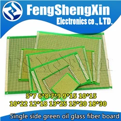 Single Side Prototype PCB Universal test board circuit Peg Board 5x7 6x8 7x9 9x15 10x15 10x22 12x18 13x25 15x20 18x30 30x40 5*7