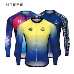 MTSPS Cycling Jersey Mtb Bicycle Clothing Ciclismo Long Sleeves Riding Shirt