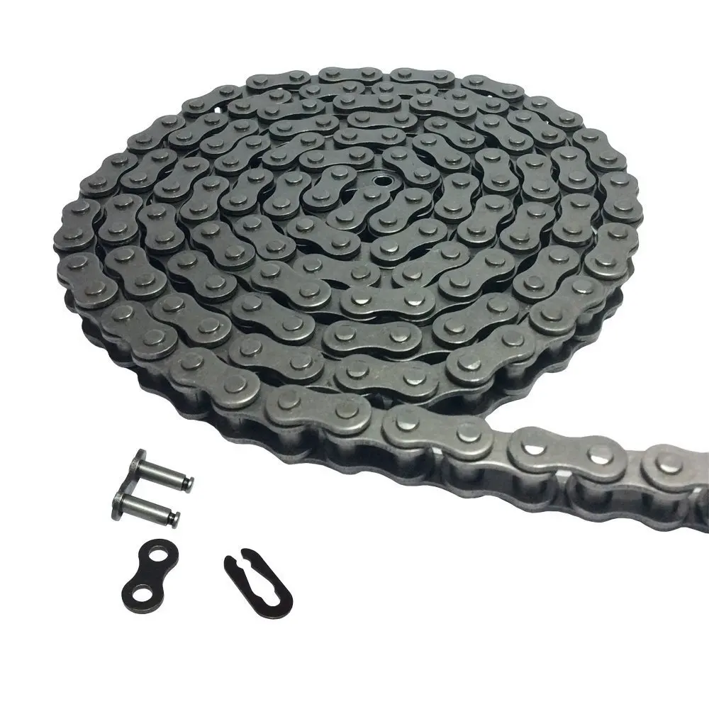 

Chain 0.5 Meter Roller Chain with 1 Connecting Link Carbon Steel 04C 25H Roller Chain 875 Lb Average Tensile Strength 1.64 Feet