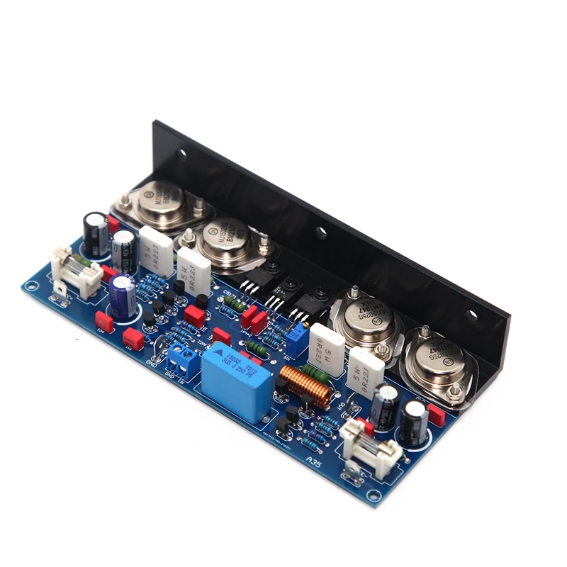 

HiFi Fever Gold Sealed Tube ON MJ15024 MJ15025 Class AB Fully Discrete Audio Amplifier Board 25 Times Magnification