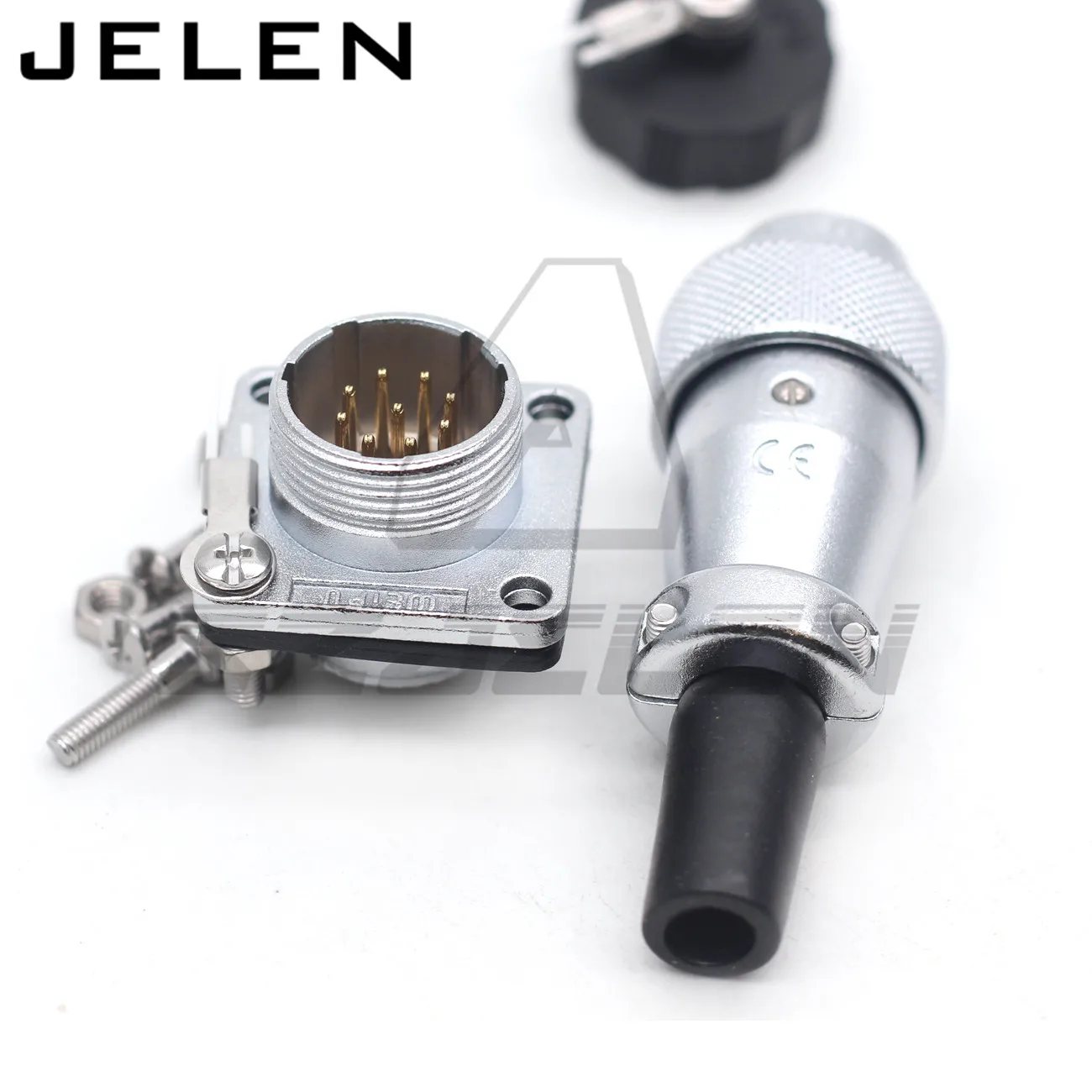 WEIPU WS16 serie 2 3 4  5 7  9 10 pin  plug  female and socket male connector LED power wire cable Metal waterproof connector