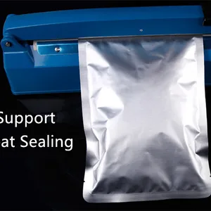 100 adet üstü açık alüminyum folyo çanta, vakum, toz geçirmez, güneş evcil hayvan maması pişirme tavuk teneke folyo torbalar, ambalaj, sızdırmazlık, termal Tavuk paketinin ilk 10 satışı, no. 8