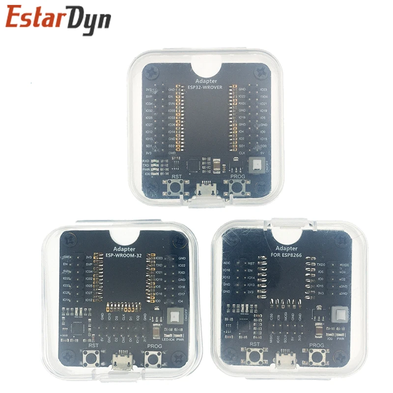 ESP-12F ESP-07S ESP-12S ESP-WROOM-32 ESP32-WROVER 개발 보드, 테스트 버닝 고정장치 도구 다운로더, ESP8266