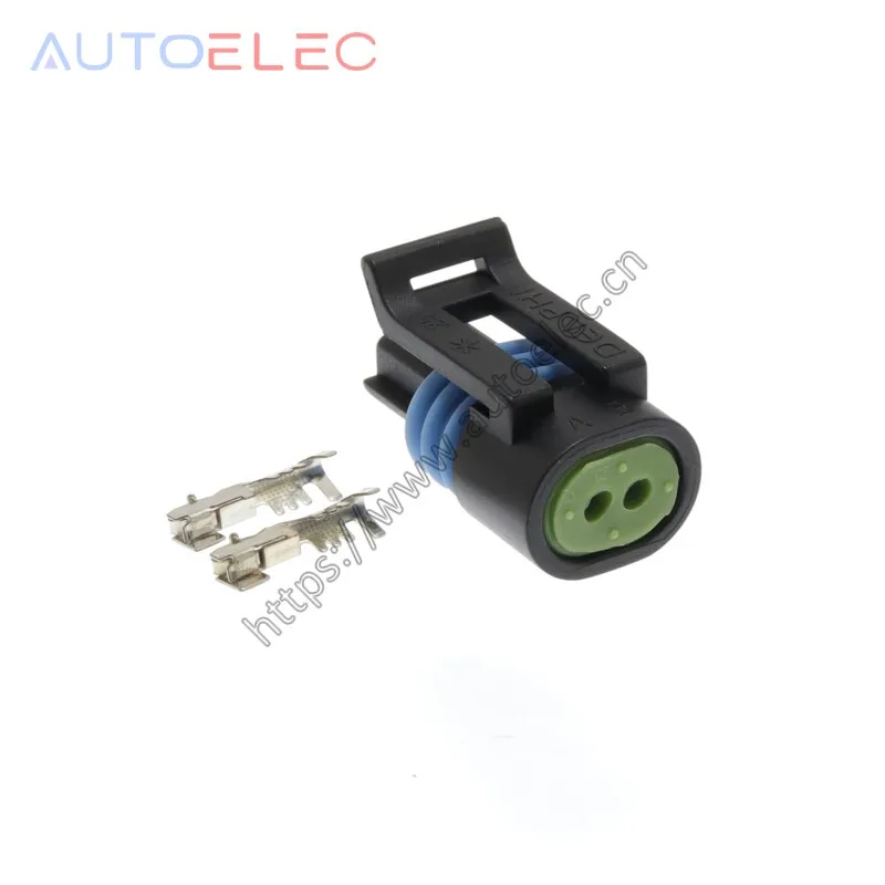 Imagem -02 - Sensor de Temperatura do Líquido de Arrefecimento Conector Plugue Rabo de Porco Conector Elétrico Plugue para Iat Admissão de ar Temperatura Sensor