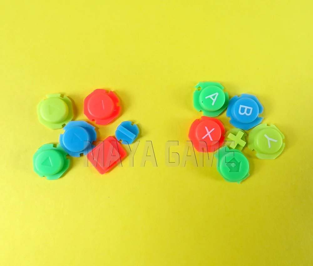1set Für Schalter NS NX Controller für Joy-con Links Rechts Bunte ABXY Richtung Schlüssel Kunststoff Tasten Joystick
