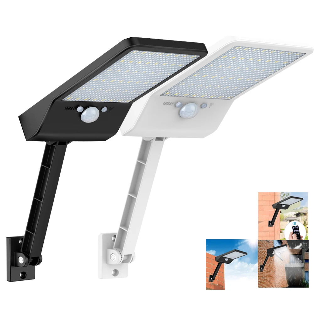 

Solar Light 3 Modes Spotlight LED Lamp 800 LM 48 Outdoor Landscape Wall for Garden Yar