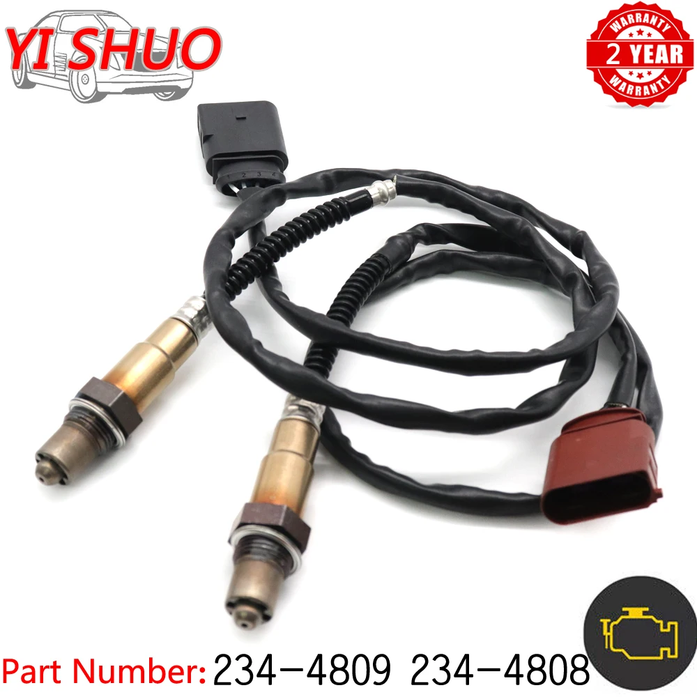 

Car Air Fuel Ratio Lambda O2 Oxygen Sensor 234-4808 234-4809 for Audi A4 A6 TT S4 Volkswagen Beetle Golf Upstream Downstream