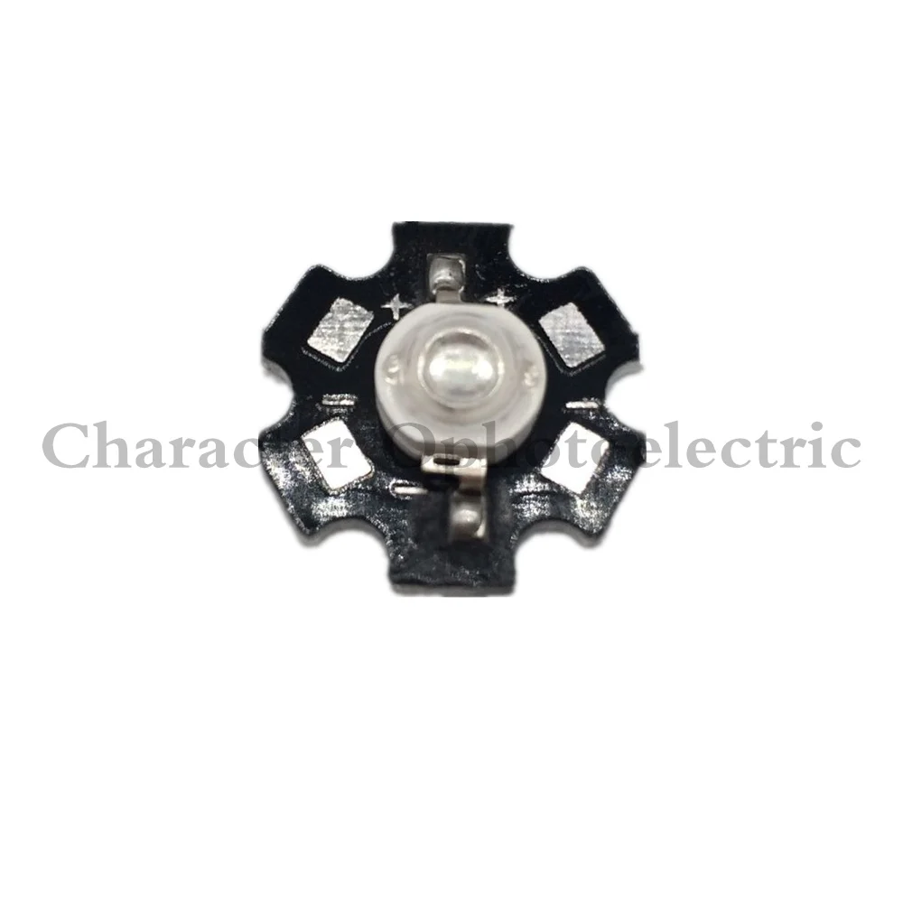 10-100 pcs 1W/3W Blue 465-470nm/ Royal Blue 445-455NM  High Power LED Emitter 700mA  with 20mm Star PCB