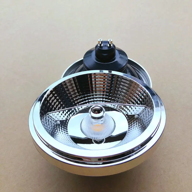 Imagem -03 - Downlight Led com Lâmpada Regulável Lâmpada Led Cob Ar111 Qr111 G53 15w