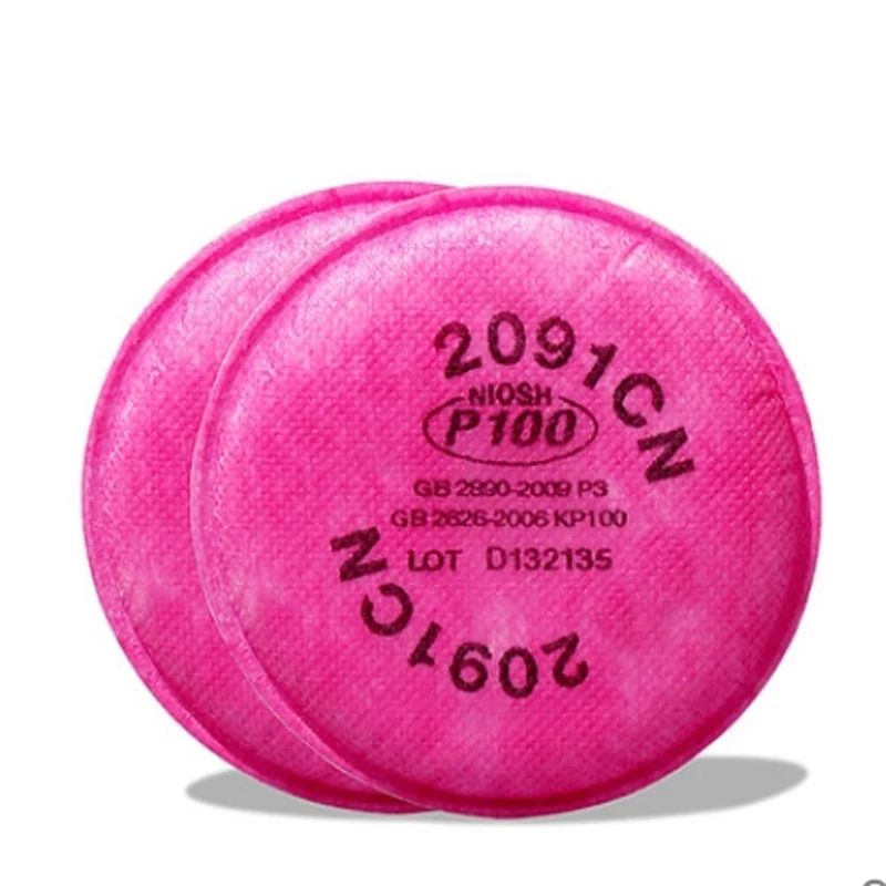 6200 Spray Paint Dust Mask Respirator Mask With 2091 Filter Cotton Industrial Safety Protection Dust Half Mask