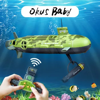 2021 Omnibearing Remote Control Seawolf Upgrade Version RC Large Submarine 6-Channel 35cm RC Nuclear Powered Submarine Kids Toy