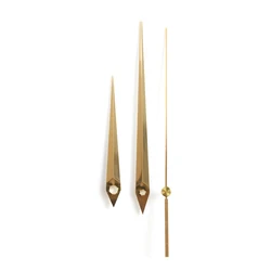 1set Shaft Hands 9708# Gold & Black & Silver Metal Aluminum Material Quartz Clock Accessory High Quality DIY Kits