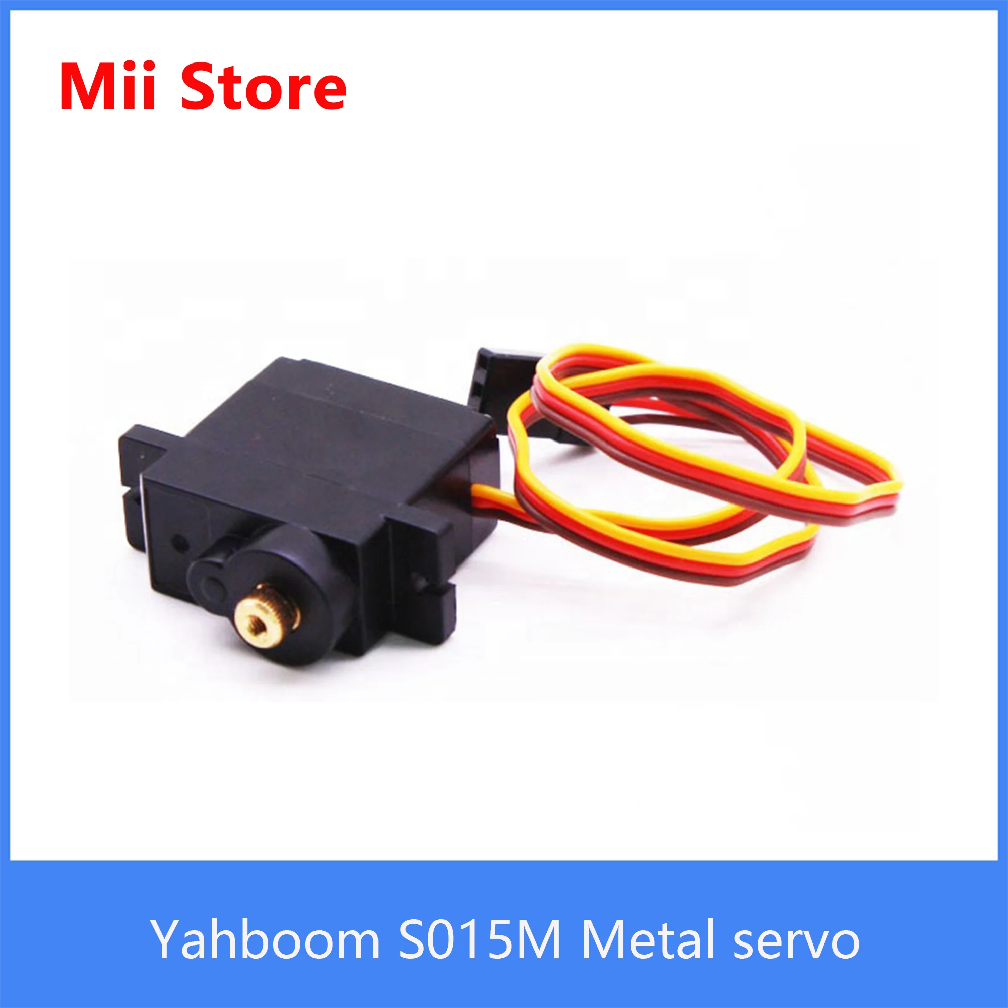 Yahboom S015M แรงบิดสูง RC Micro เซอร์โวเกียร์โลหะดิจิตอล180องศา