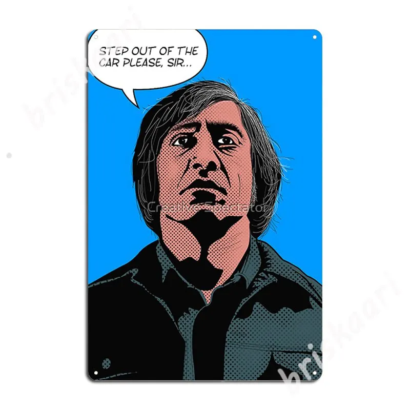 Anton Chigurh (Javier Bardem) Metal Signs Home Club Party Customize Mural Painting Tin sign Posters