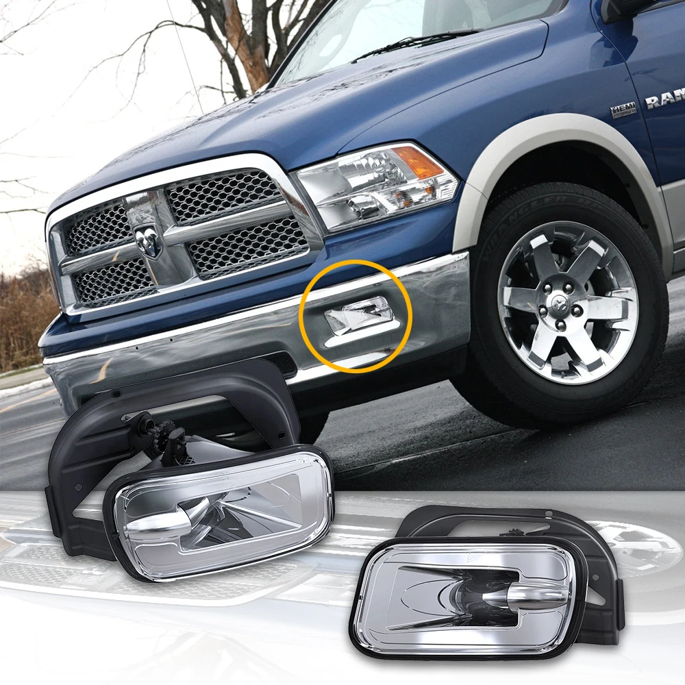 For Dodge Ram 1500/2500/ 3500 2009-2012 Smoke Lens LED Fog Light Fog Lamp LED light Assembey