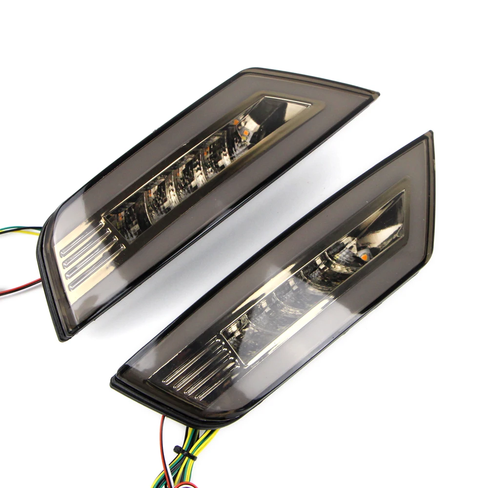 Red LED Reflector Rear Bumper Tail Light for Ford EcoSport 2013-2022 Stop Brake Lamp w/ Turn Reverse Signal