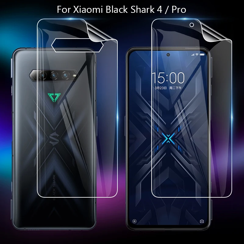 

Для Xiaomi Black Shark 5 4 4S Pro RS 5G 6,67 "прозрачный ТПУ/матовый гидрогелевый чехол с защитой от отпечатков пальцев мягкая защитная пленка для экрана
