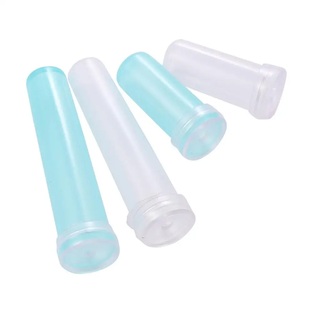 20Pcs Florist Water Container Transparent Plastic Flower Test Tubes Flower Arrangement Tubess With Cap For Flower Arrangements