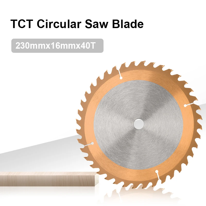 CMCP 230mm Kreissäge Klinge 40 Zähne Holz Schneiden Werkzeug Bohrung Durchmesser 16mm TCT Sägeblatt Für Holz power Werkzeuge Sägeblätter