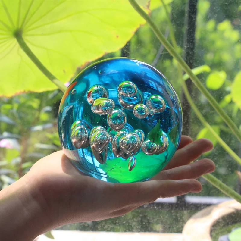 Nordic Glass Decoration Crystal Ball Crafts Birthday Gift Ocean Ornaments Landscaping Boshan Handmade Glass