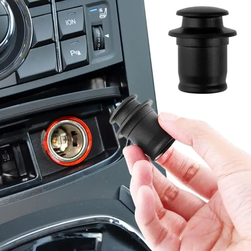 Universal Waterproof Car Cigarette Lighter Plug Dust Cover Auto Cigar Lighter Hole Cap Socket