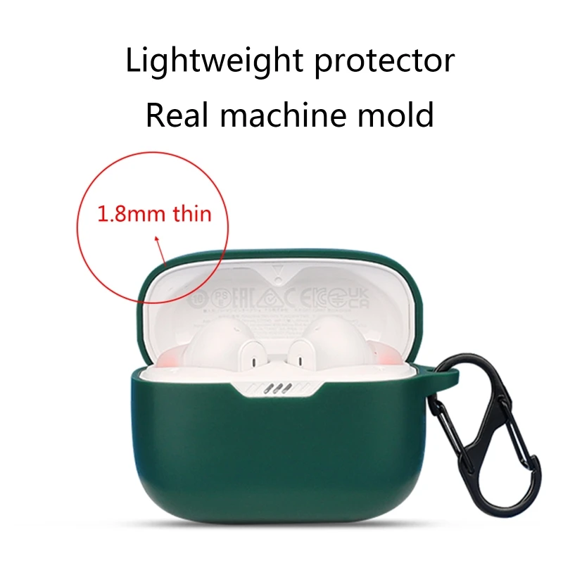 Shockproof Cover FOR JBL-Tune 230NC TW Waterproof Earphone Protect Case Headphone Protection Non-slip Sleeve