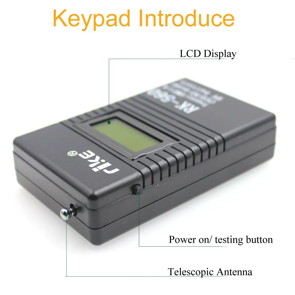 Contador de frecuencia portátil RK560 DCS CTCSS, probador de Radio, medidor de frecuencia de RK-560, 50MHz-2,4 GHz