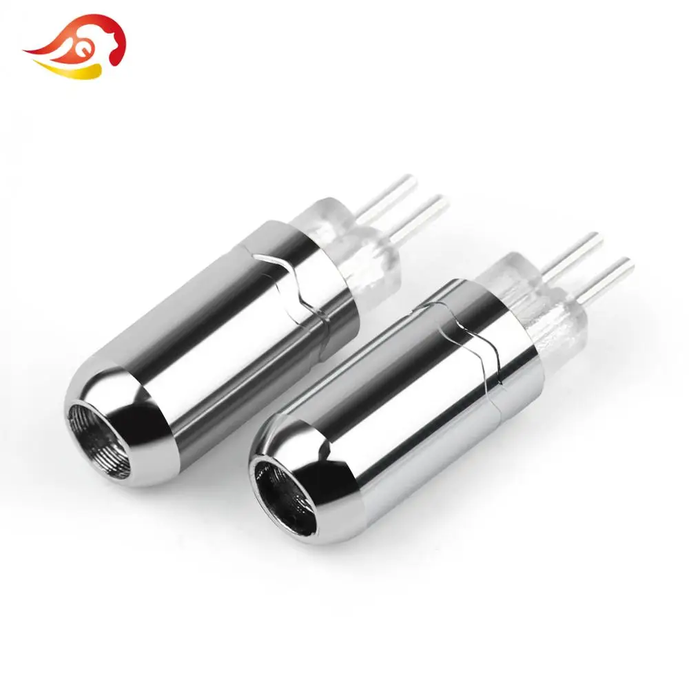 QYFANG Aluminum Alloy Plug Audio Jack Rhodium/Gold Plated Earphone 0.78mm Pin Wire Connector Adapter For UM3X W4R UE18 Headphone
