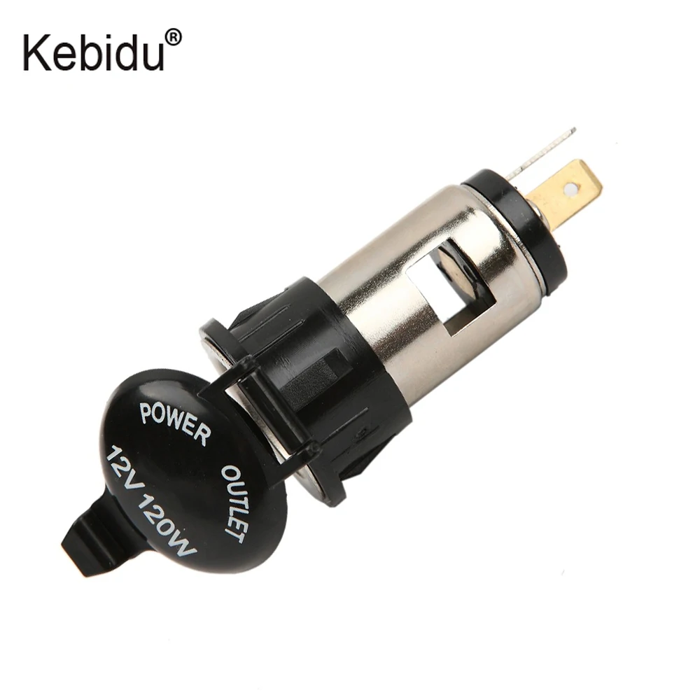 12 В розетка для автомобильного прикуривателя, водонепроницаемая розетка для автомобиля, лодки, мотоцикла, трактора, розетка, автомобильные аксессуары, черный цвет