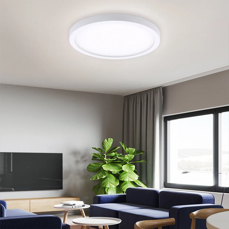 Lambada LED dairesel Panel AYDINLATMA 6W 9W 13W 18W 24W yüzeye monte led tavan lambası AC 85-265V ev dekorasyon için led lamba