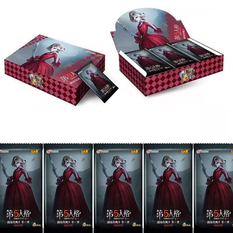 288 sztuk/zestaw Identity V karty Clue Pack gra dla dzieci zabawki dziewczyna chłopiec kolekcja karty Christmas Gift Yo Gi Oh Fantasy i sci-fi