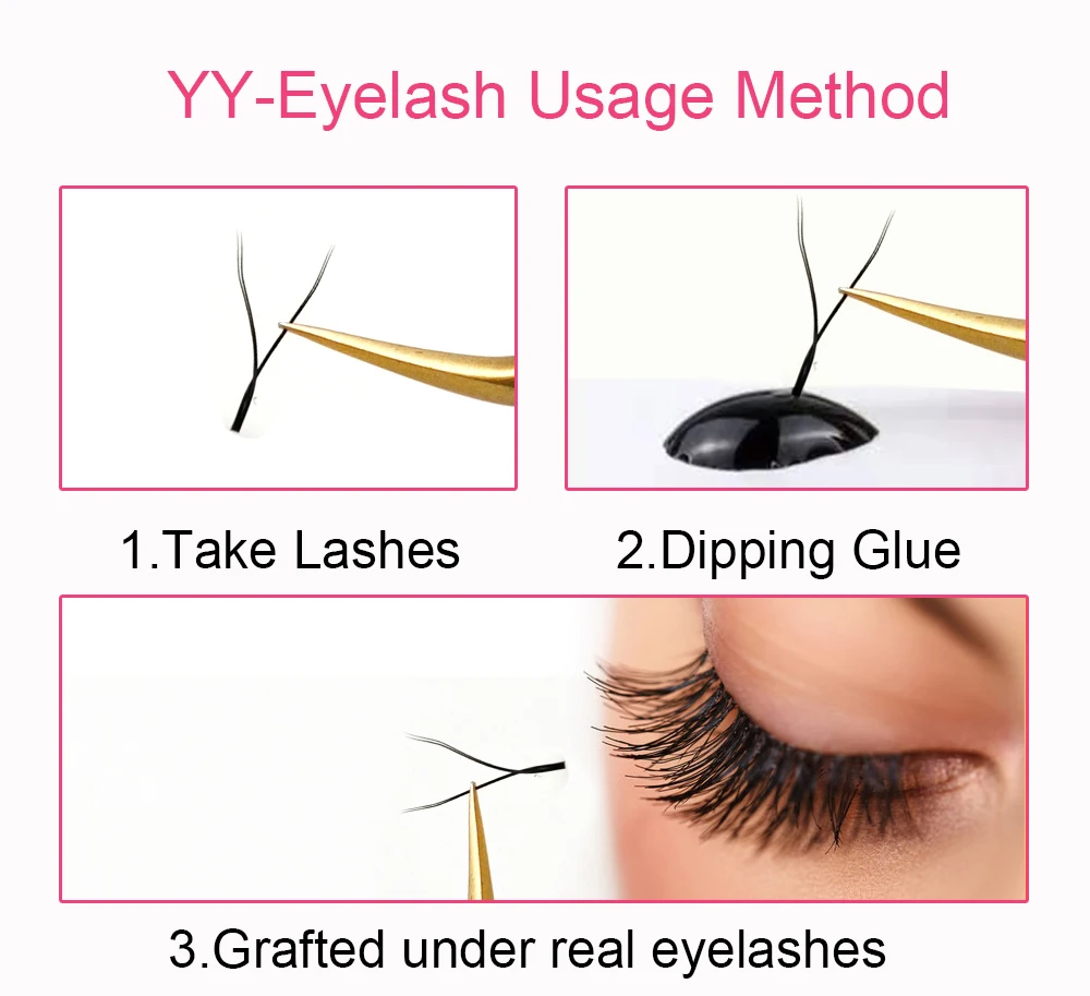 Goddess YY Shape Lashes Hand Woven Premium Soft Light Natural Eyelashes Extension  Make up Eyelashes Best Quality  Wholesaler