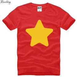 STEVEN UNIVERSE Star Creative Printed T Shirts Men Summer Style Short Sleeve O-Neck Cotton Men's T Shirt Fashion Tee Shirt Homme