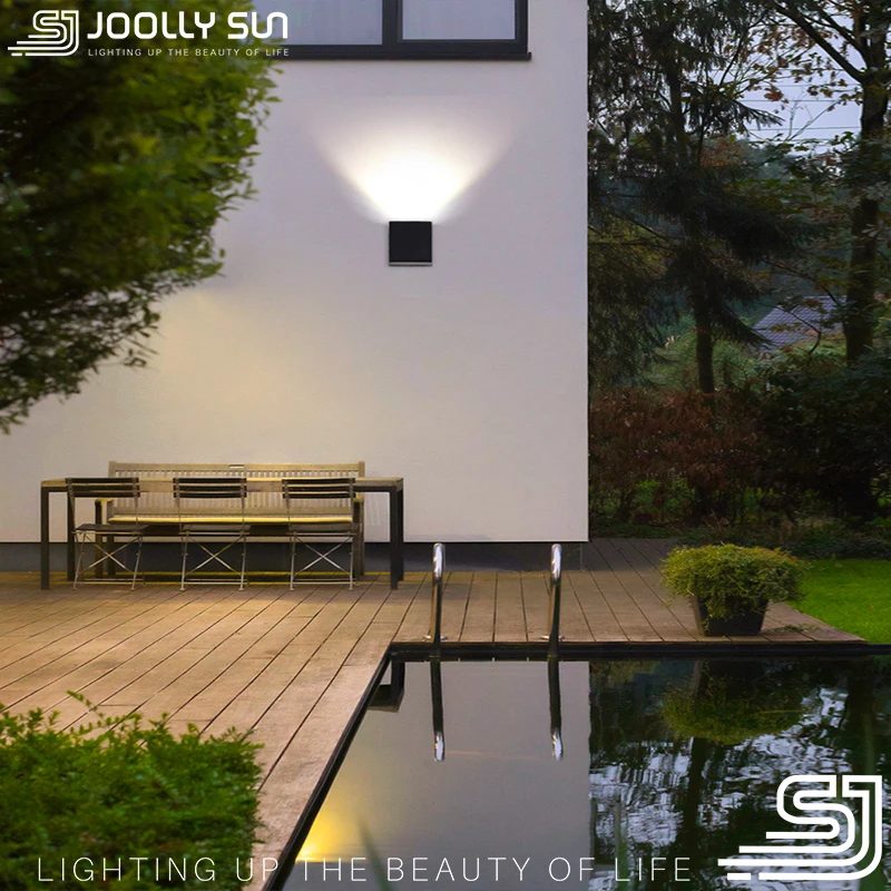 Joollysun Outdoor Wall Lights Modern Porch Lighting Decoration Balcony Light & Sconces Waterproof LED Lamp AC 85-265v