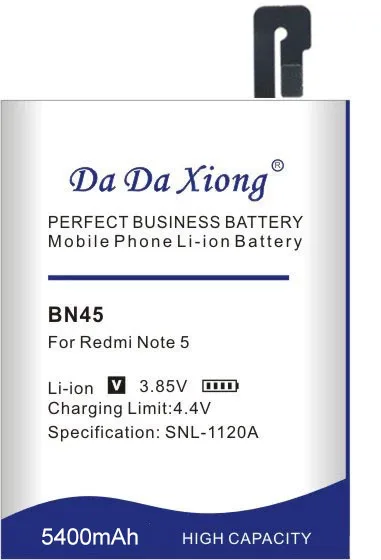 BN45 5400mAh Battery For Xiaomi Redmi Note Hongmi 5 Note5 Replacement Li-ion