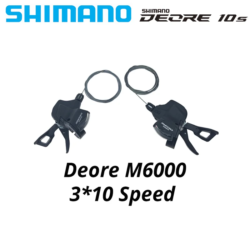 Shimano Deore M6000 10 Speed Bike Shifters Lever SL-M6000 10s 10 S 10v MTB Mountain Bicycle Shift Set Trail Rapidfire New M615