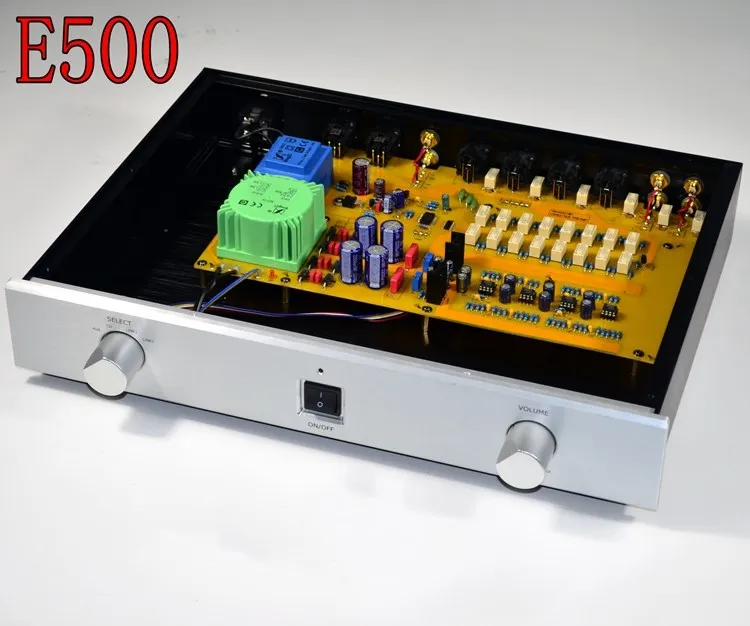 

YISHENG New arrive finished Fully balanced preamplifier HIFI preamplifier E500,PS500 fully balanced preamplifier