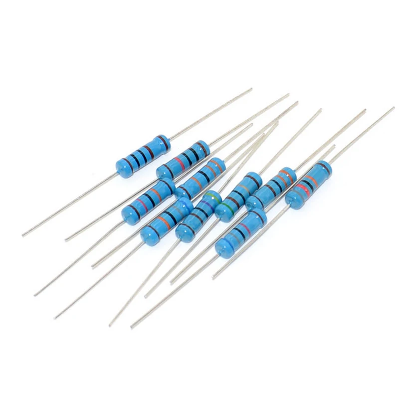 10pcs 3W 2.4R 24R 240R 2.4K 24K 240K 2R4 24 240 Ohm R K Accuracy 1% Metal Film Resistor Five-Color Ring 0.1R-910K