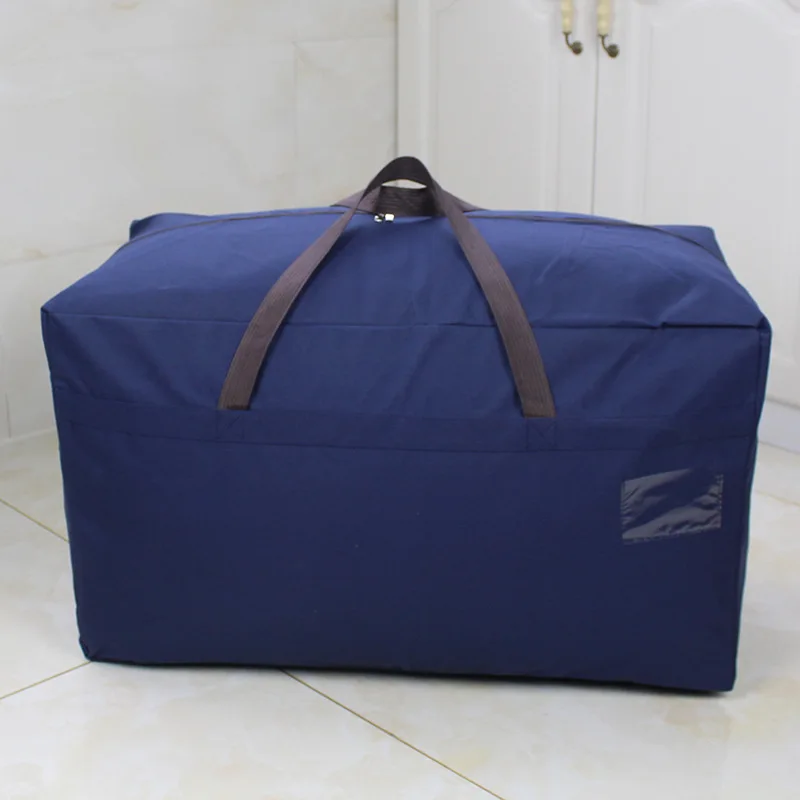 Waterproof Storage Bag Can Be Washed And Moved Packing Bag Quilt Organizer Aviation Checked Baggage Bag Toys Clothes Organizer